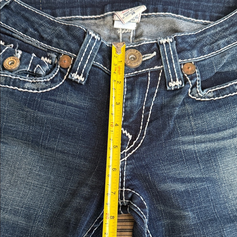 True Religion Made in USA Big T Bermuda Shorts | Size 28 - Picture 6 of 7